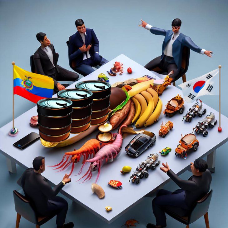 Negociaciones entre Ecuador y Corea